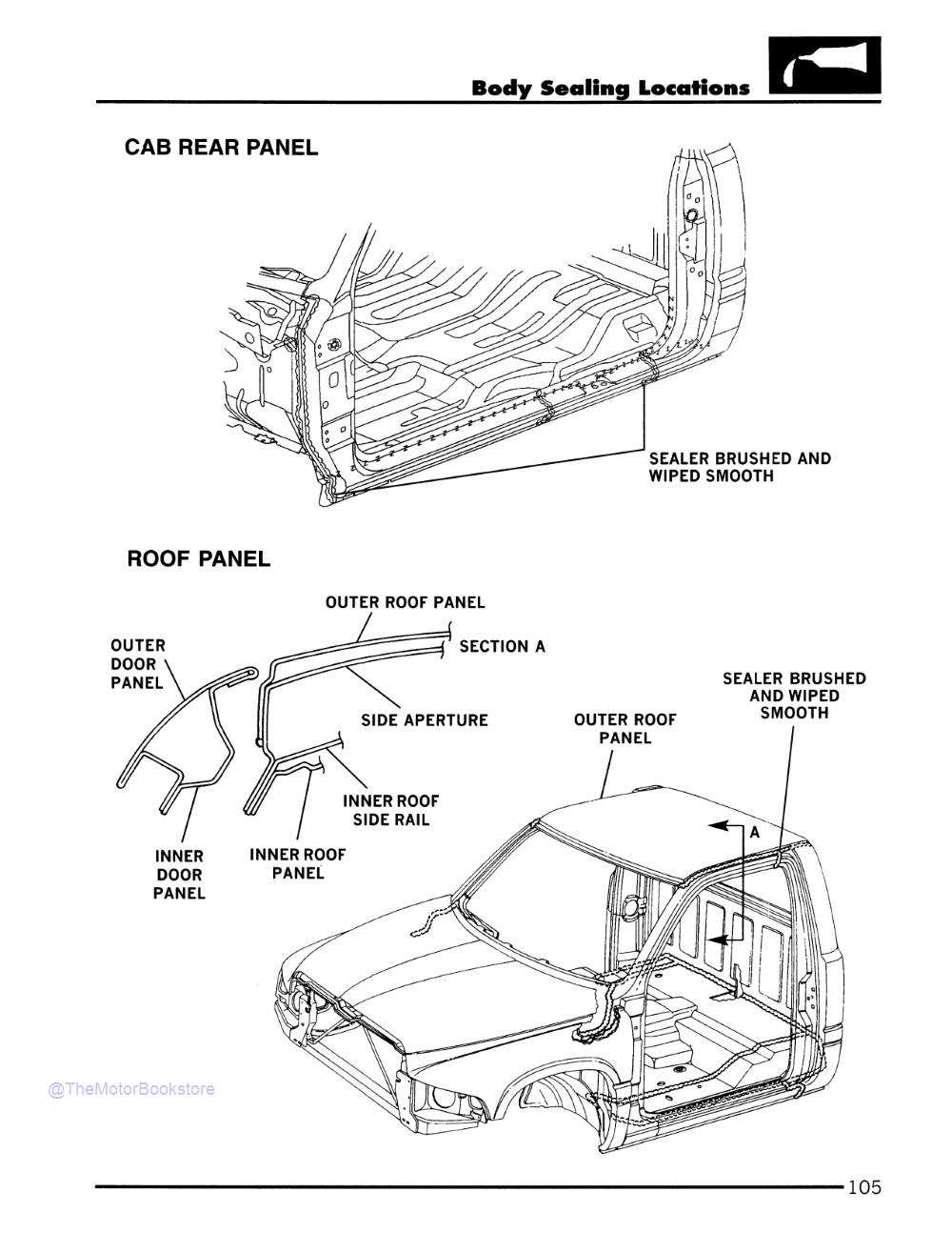 1998 Dodge Ram Truck 1500-3500 Dimensions, Joint, and Seams Manual Supplement - Sample Page 1