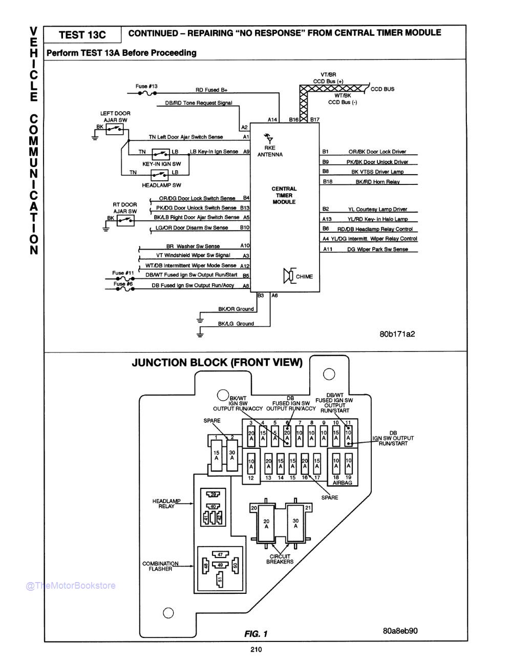 1998 Dodge Ram Truck Body Repair Shop Manual - Sample Page 1