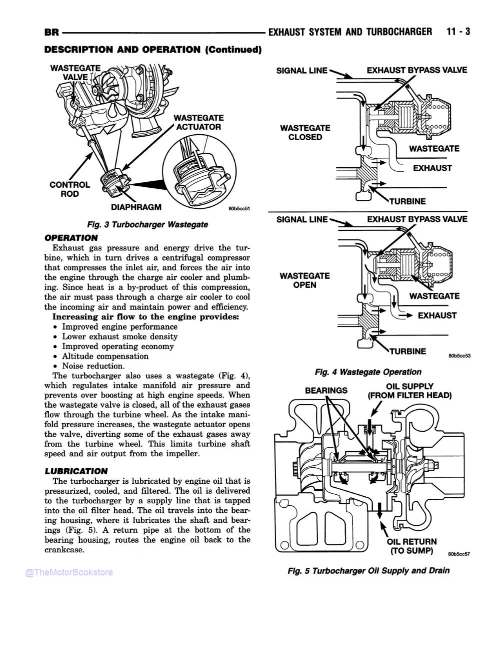 1998 Dodge Ram Truck BR/BE Cummins Diesel Repair Manual Supplement - Sample Page 1