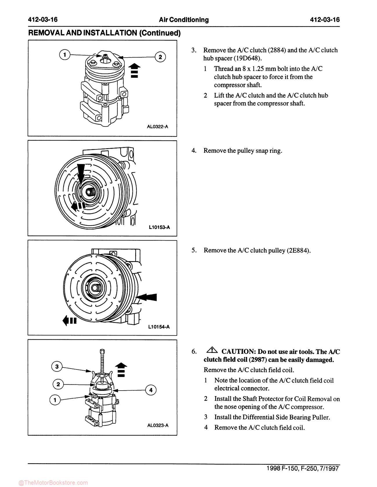 1998 Ford F-150, F-250 Truck Workshop Manual - Sample Page 2
