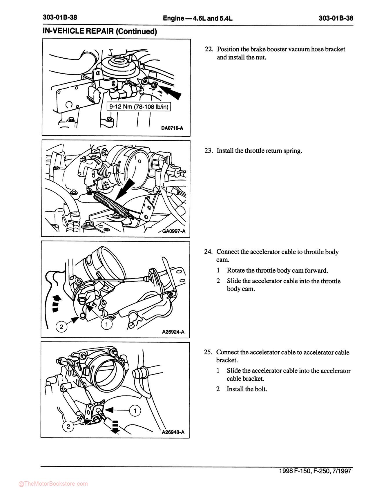 1998 Ford F-150, F-250 Truck Workshop Manual - Sample Page 4