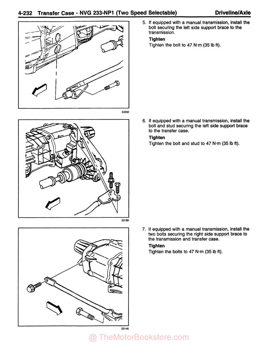 1999 Chevrolet & GMC S/T Truck Service Manual - Sample Page - Transfer Case