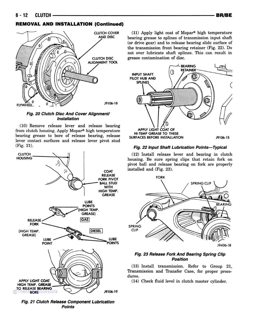 1999 Dodge Ram 1500-3500 Truck Shop Manual - Sample Page 1