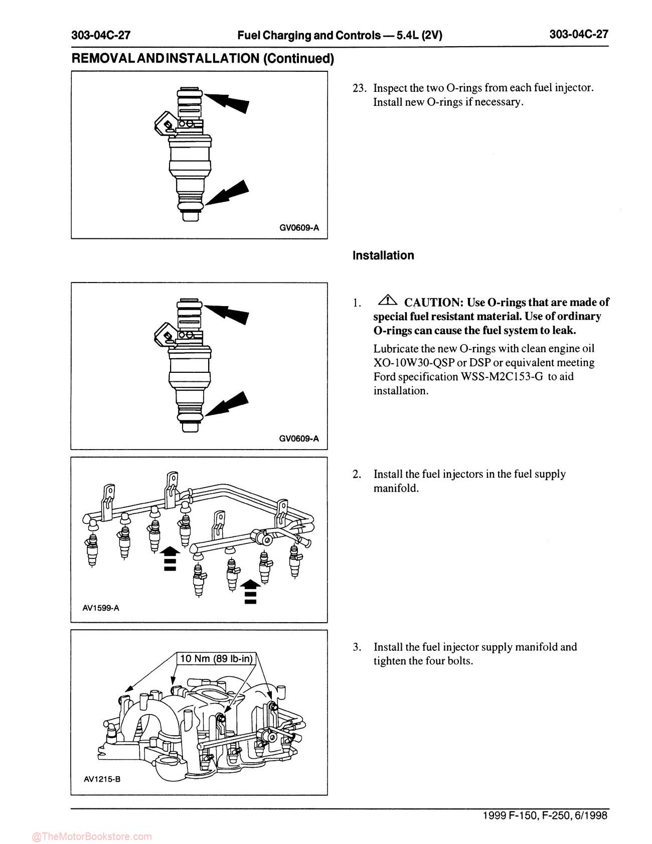 1999 Ford F-150, F-250 Workshop Repair Manual - Sample Page 2
