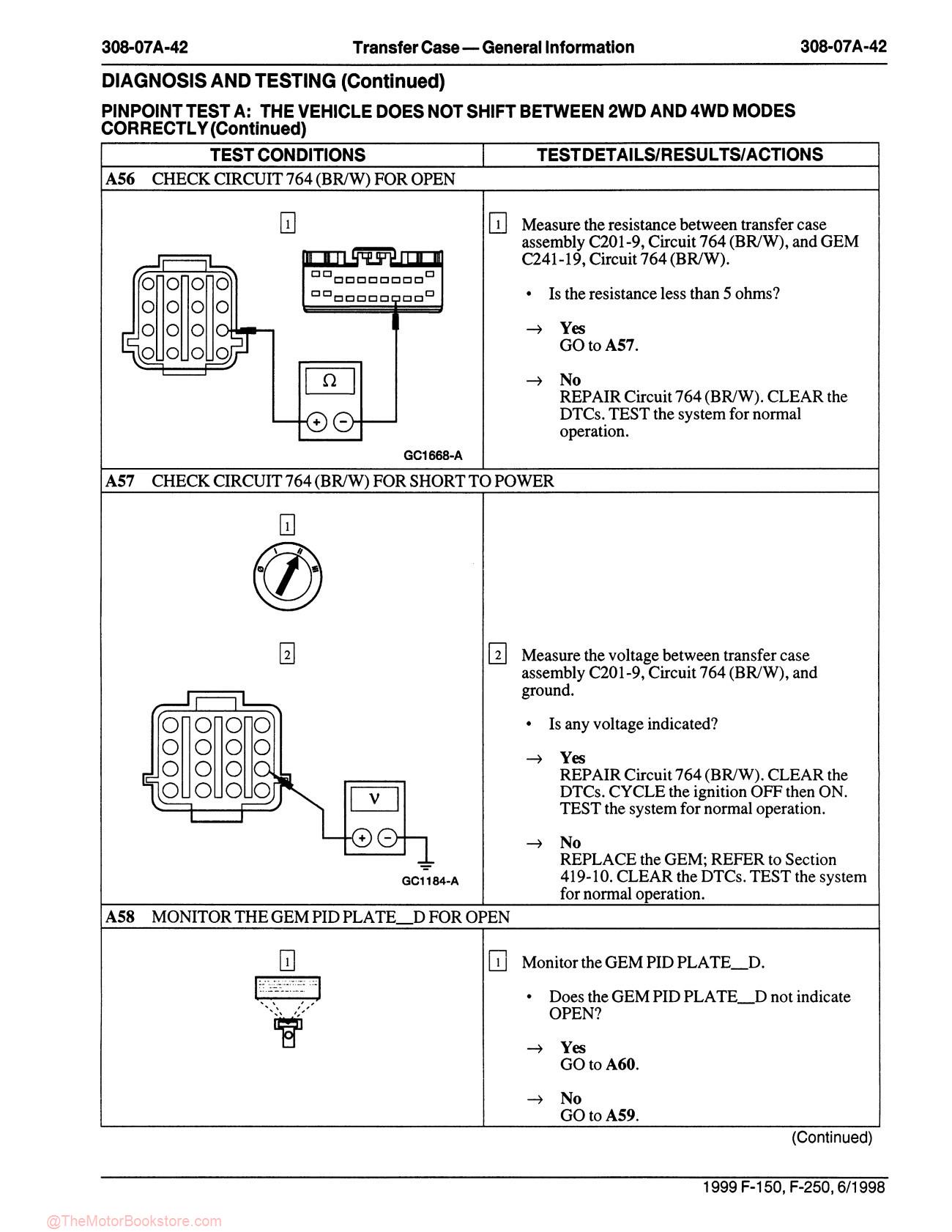 1999 Ford F-150, F-250 Workshop Repair Manual - Sample Page 3