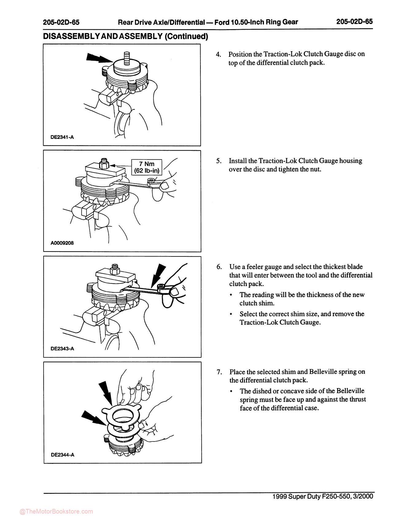 1999 Ford F-Super Duty 250, 350, 450, 550 Truck Shop Manual - Sample Page 1