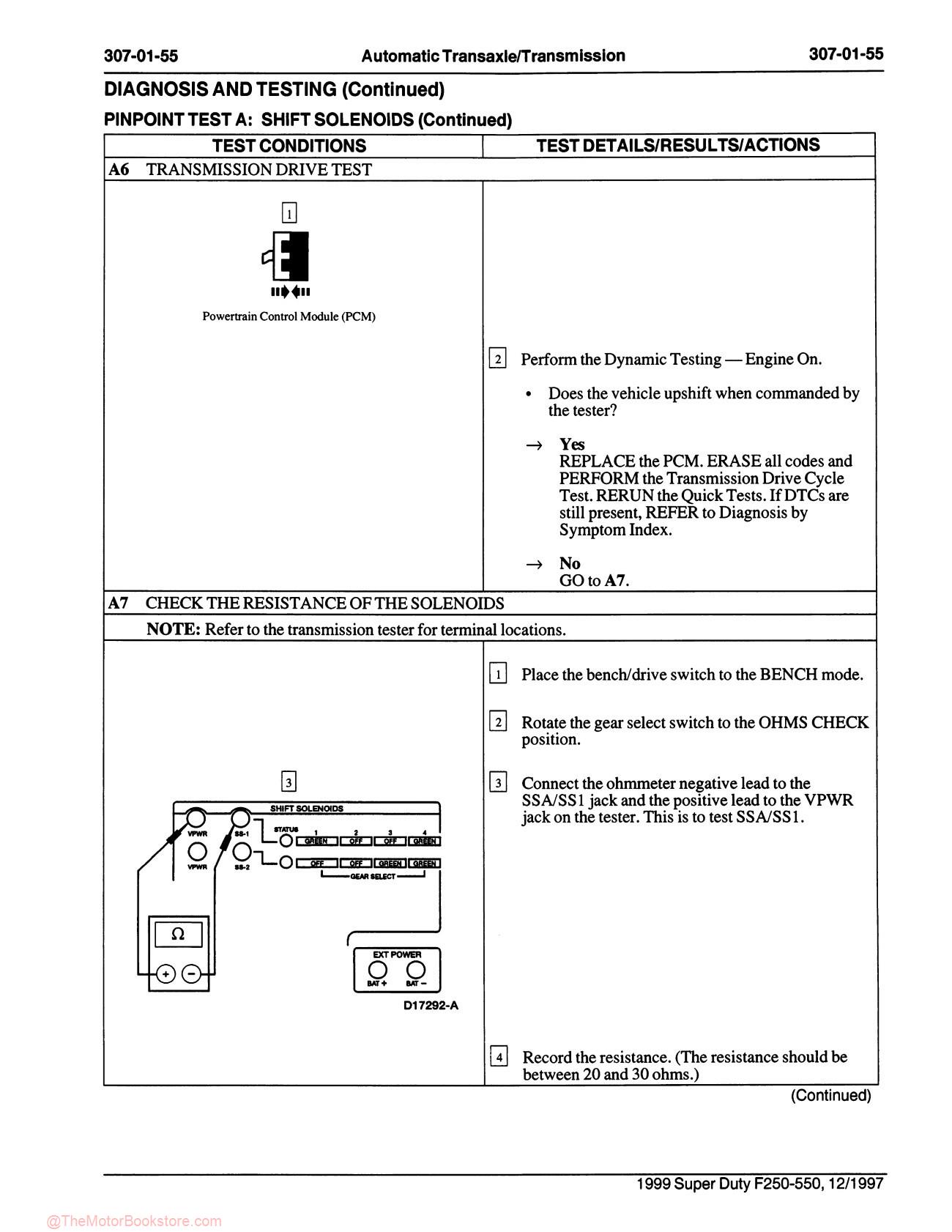 1999 Ford F-Super Duty 250, 350, 450, 550 Truck Shop Manual - Sample Page 3