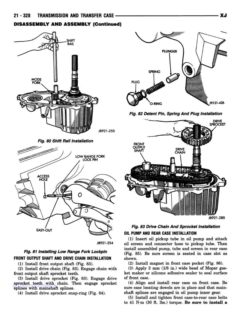 1999 Jeep Cherokee Shop Manual - Sample Page 3