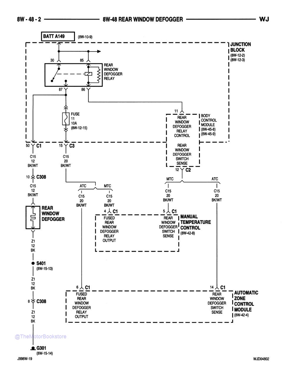 1999 Jeep Grand Cherokee Shop Manual - Sample Page 2