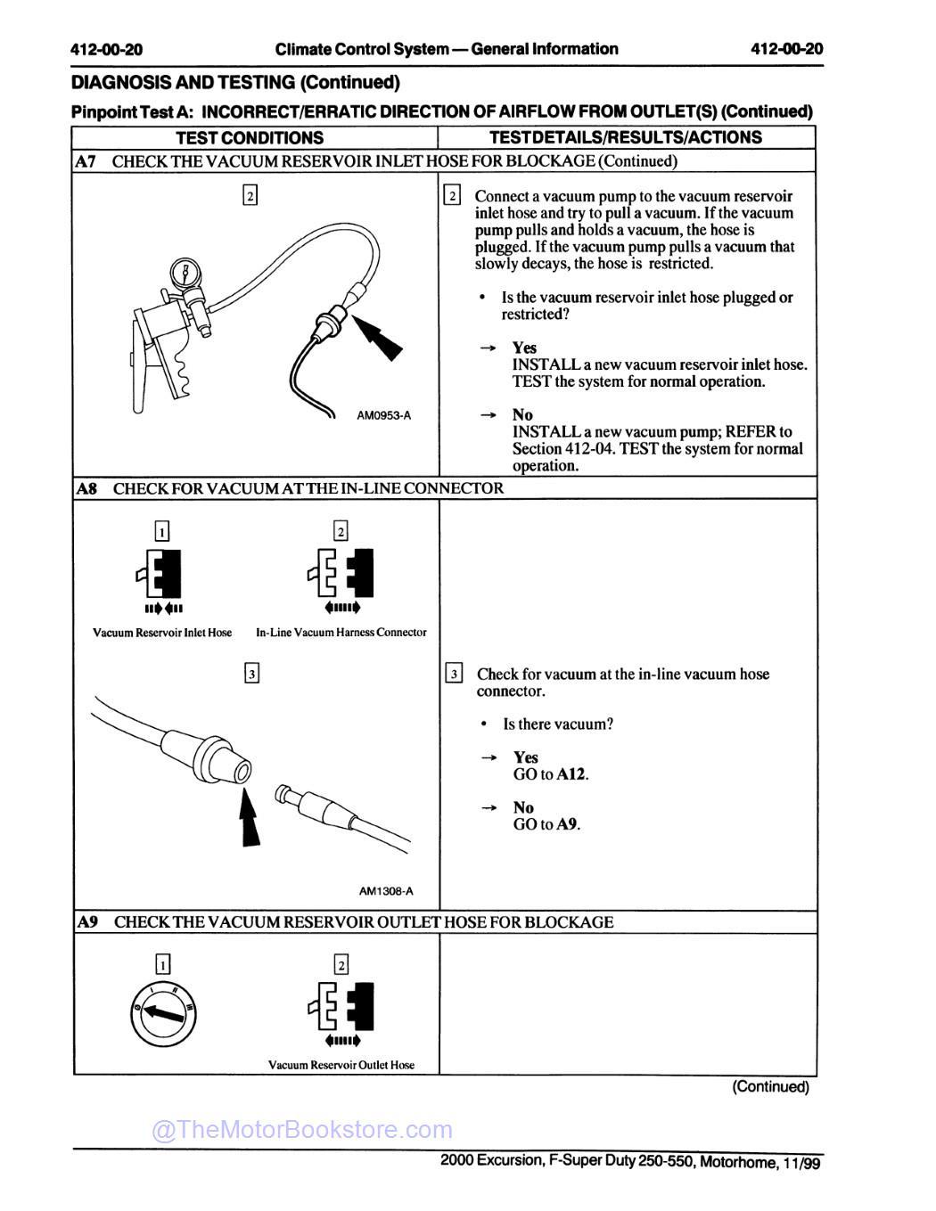 2000 Ford F-Super Duty 250, 350, 450, 550, Excursion Workshop Manual - Sample Page 1