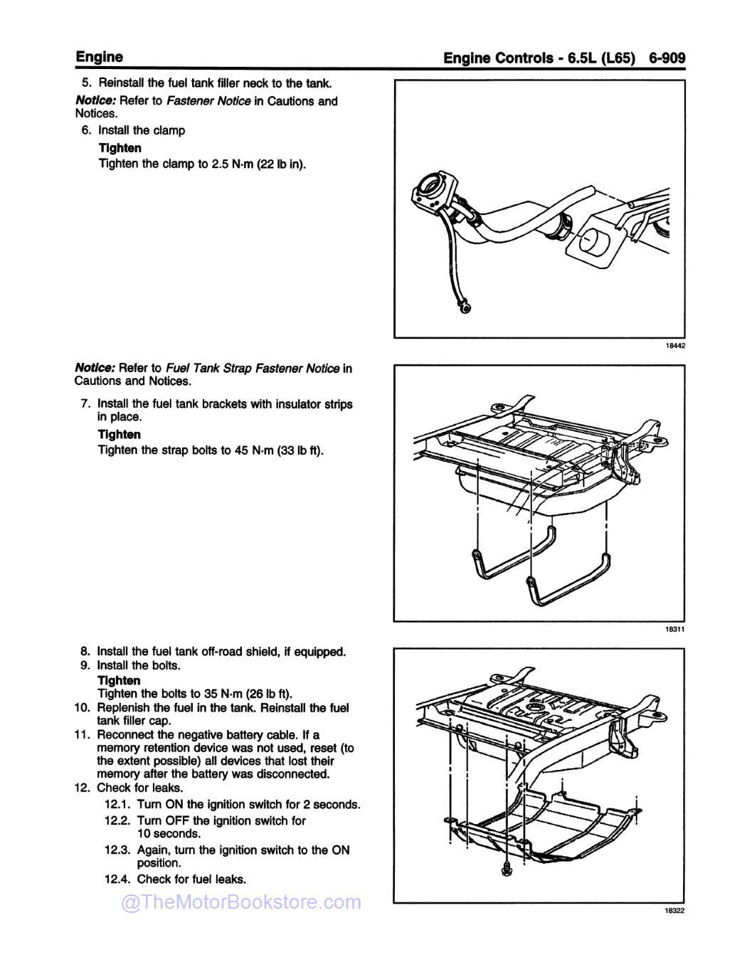 2001 Chevy  Silverado 3500 & GMC Sierra HD Pickup Truck Service Manual - Sample Page 2
