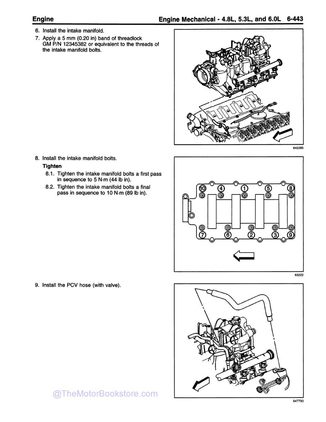 2001 Chevy Silverado & GMC Sierra Truck Service Manual - Tahoe, Yukon, Denali, Suburban - Sample Page 2