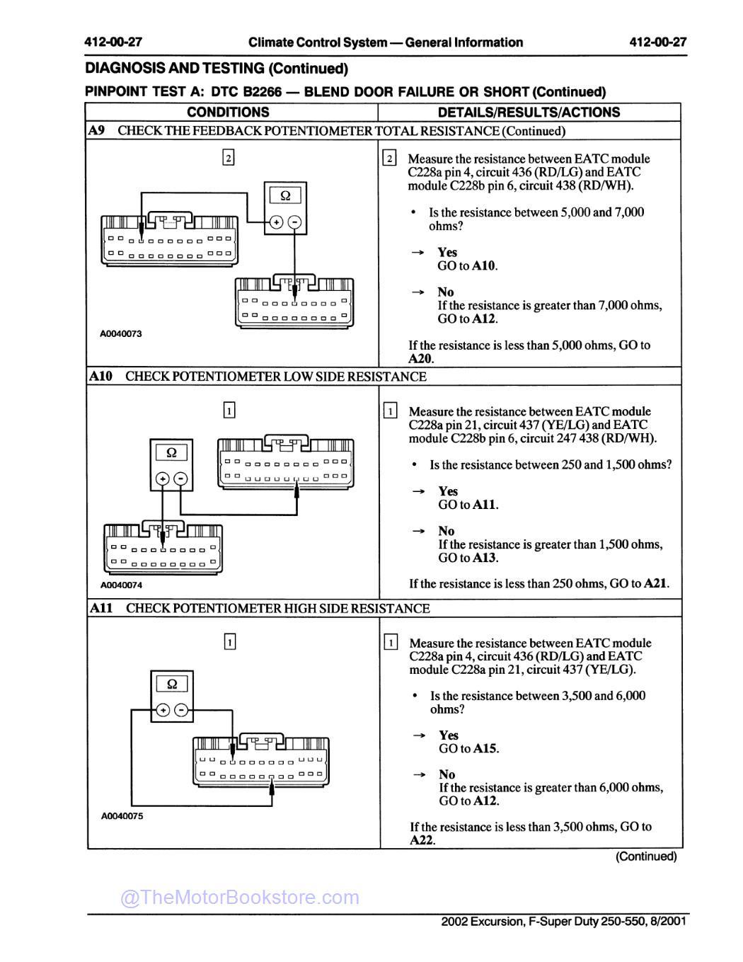 2002 Ford F-Super Duty 250, 350, 450, 550 & Excursion Workshop Manual - Sample Page 1