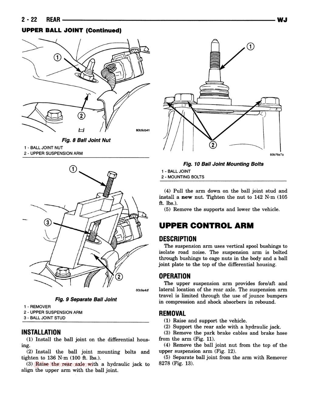2002 Jeep Grand Cherokee Service Manual - Sample Page 1