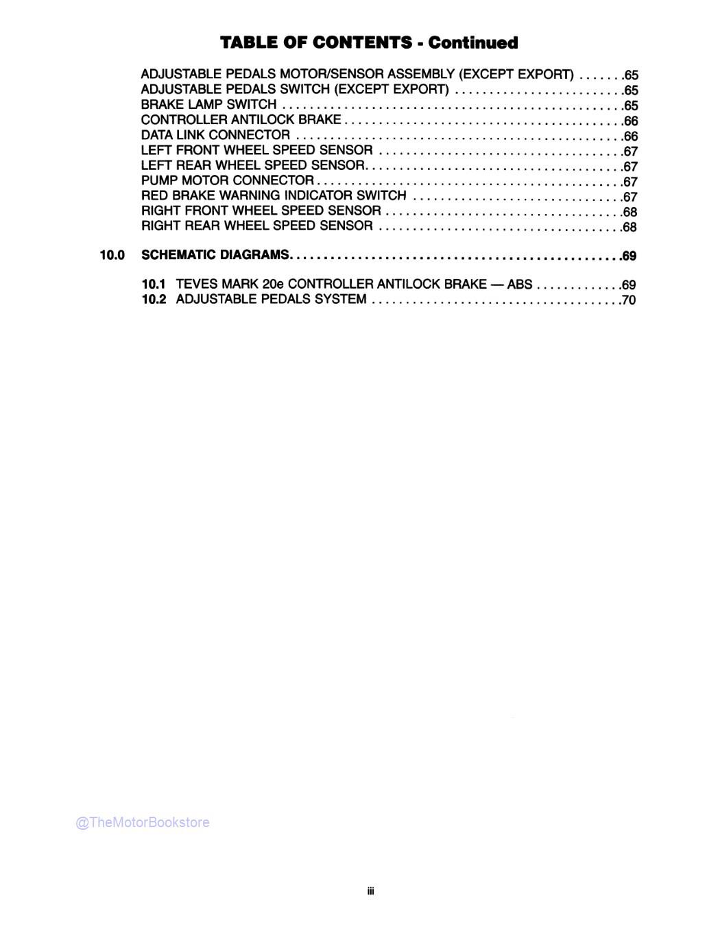 2003 Jeep Grand Cherokee Chassis Diagnostic Procedures Manual - Table of Contents 3 2003 Jeep Grand Cherokee Chassis Diagnostic Procedures Manual - Table of Contents 3