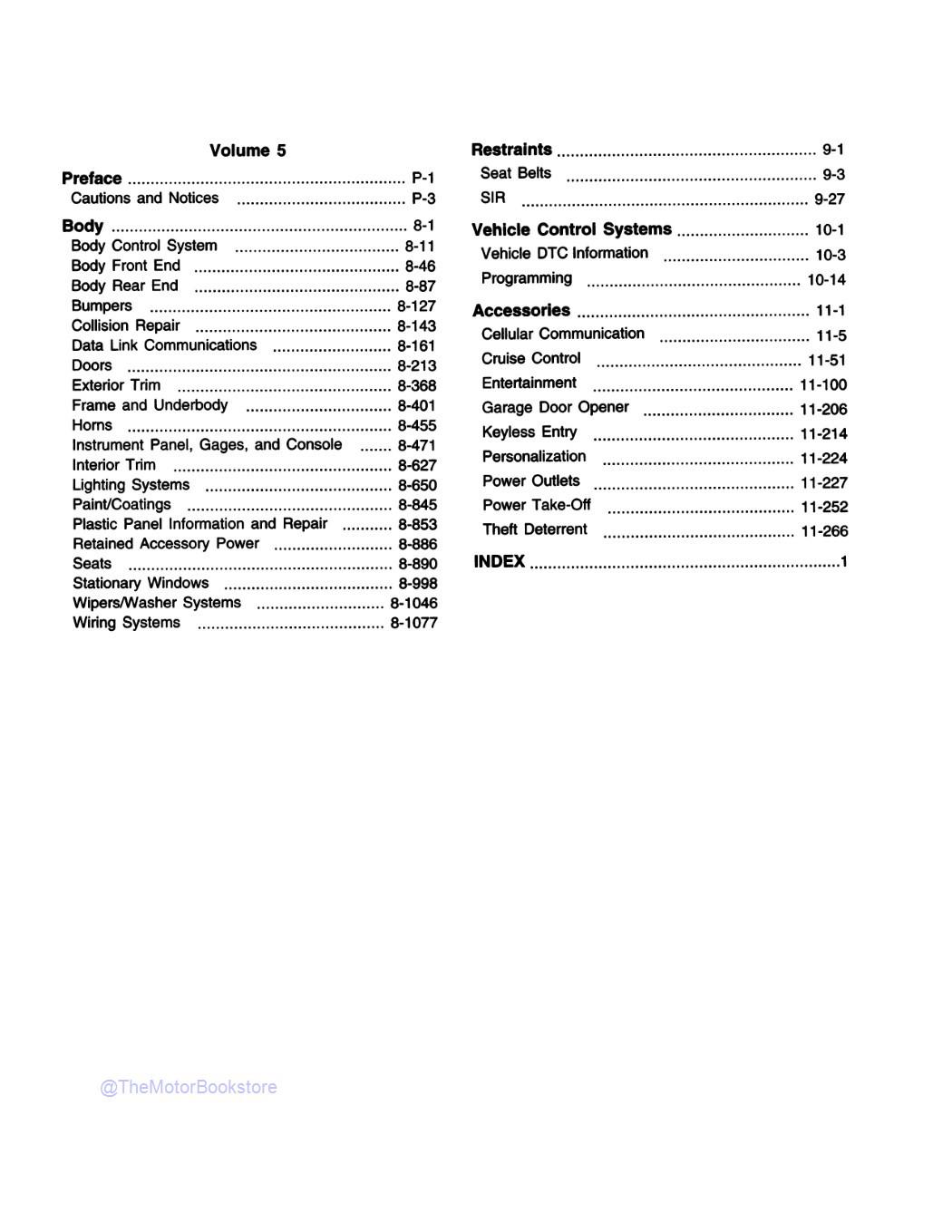 2004 Chevy GMC Silverado, Sierra, Denali Service Manual - Table of Contents 2 2004 Chevy GMC Silverado, Sierra, Denali Service Manual - Table of Contents 2