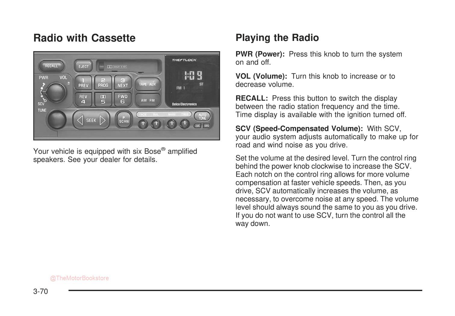 2004 Corvette Owner's Manual - Sample Page