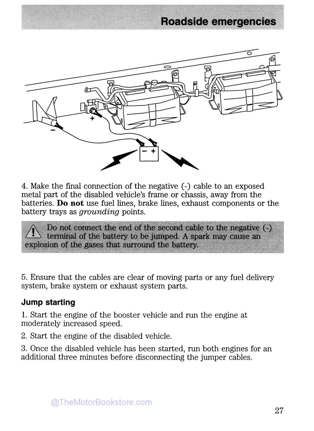 2004 Ford 6.0L Diesel Owner's Guide Supplement - Sample Page