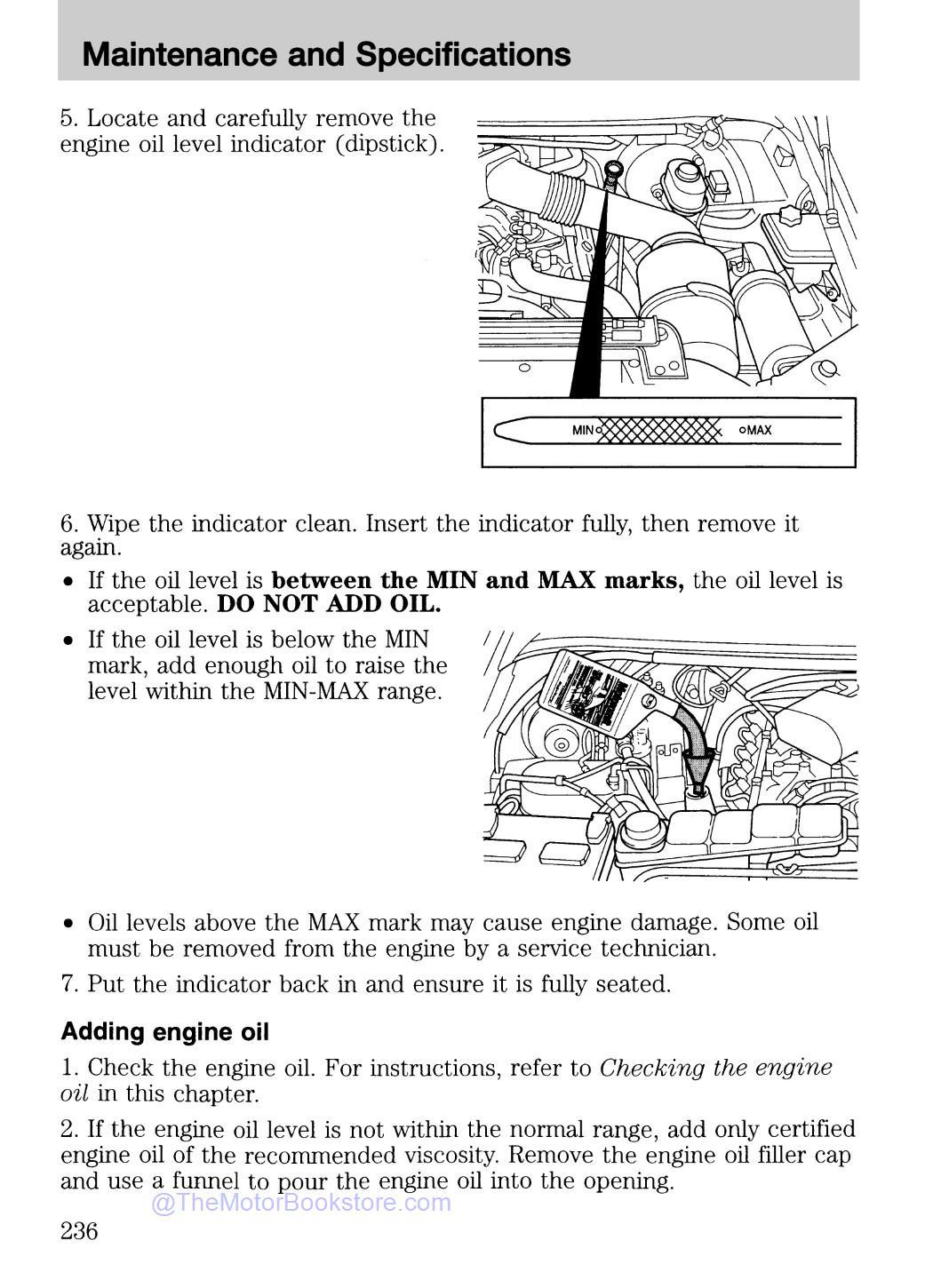 2004 Ford F-250 - F-550 Super Duty F-Series Owner's Guide - Sample Page