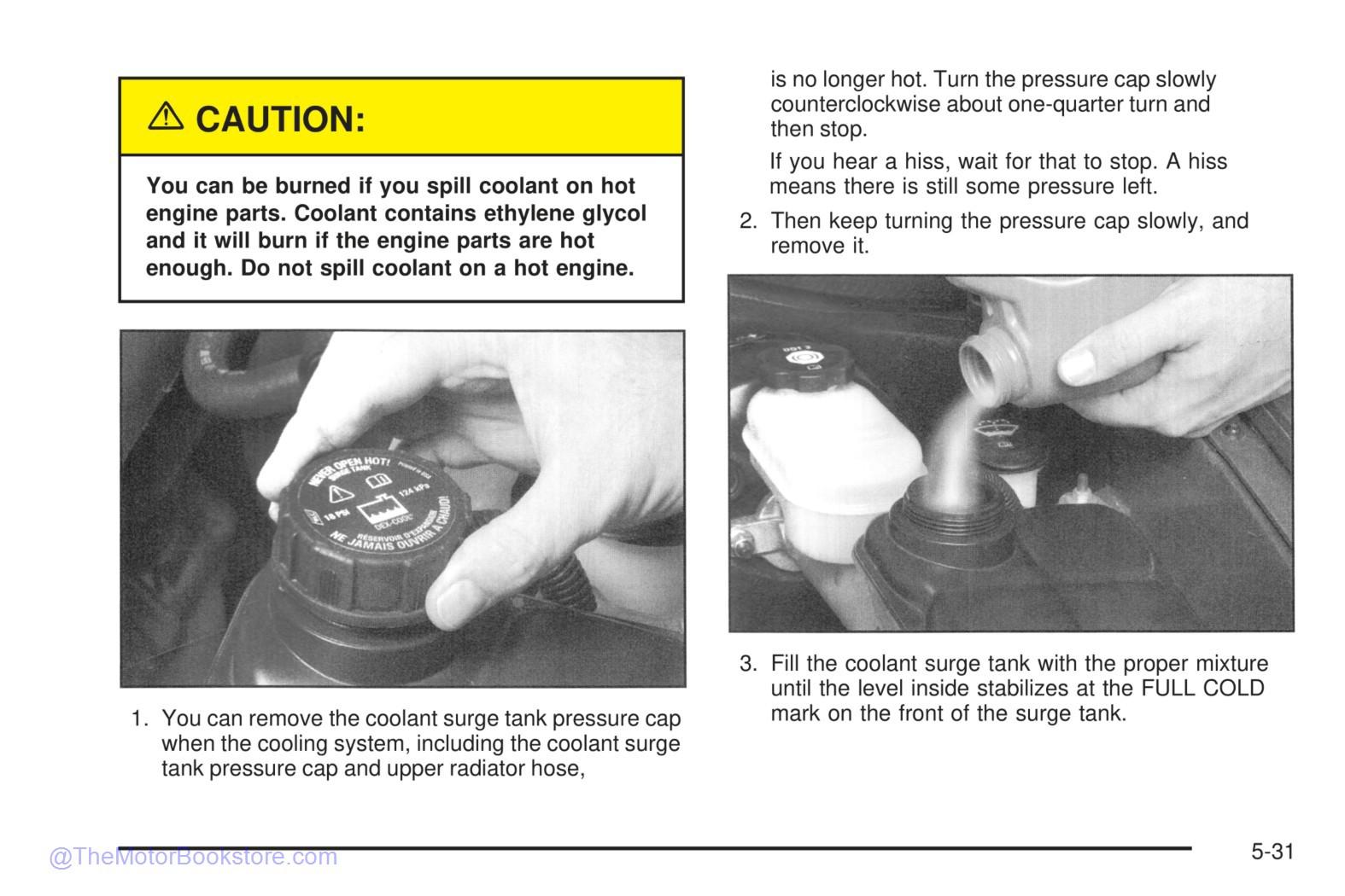 2005 Chevrolet Corvette Owner's Manual - Sample Page 1