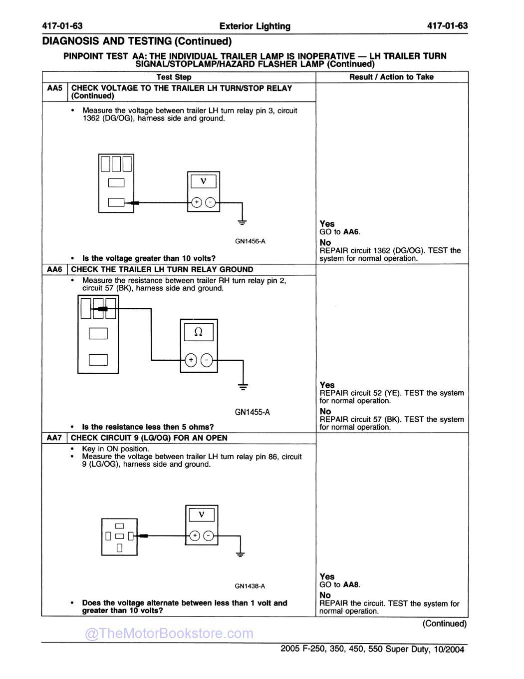 2005 Ford Super Duty F-250, F-350, F-450, F-550 Workshop Manual - Sample Page 2