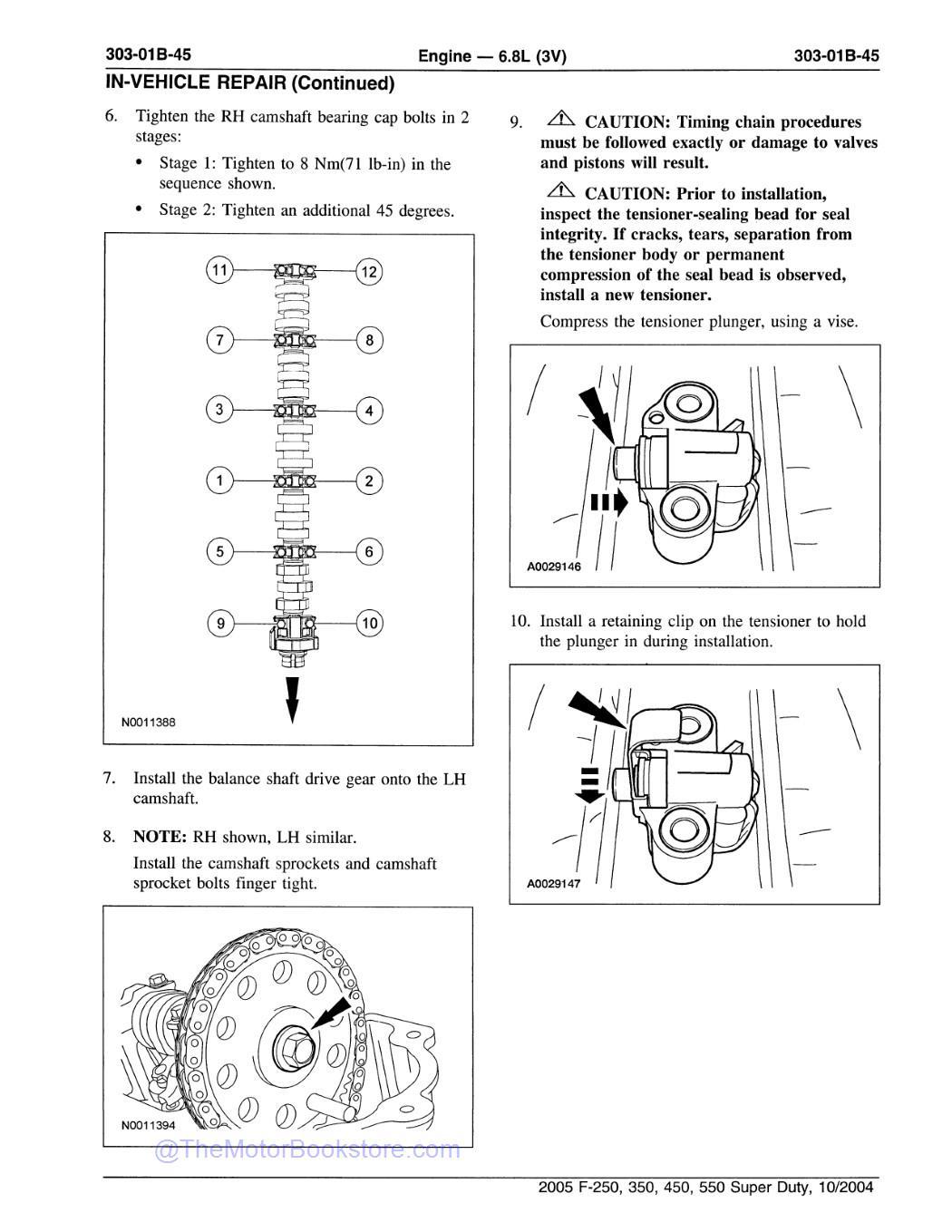 2005 Ford Super Duty F-250, F-350, F-450, F-550 Workshop Manual - Sample Page 3