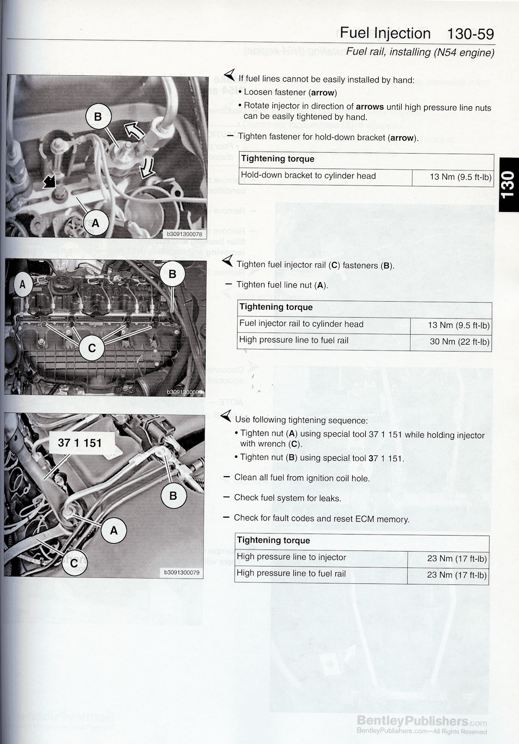 2006-2011 BMW 3 Series Repair Manual covering 325i, 325i, 325xi, 328i, 328xi, 330i, 330xi, 335i, 335is, 335xi models Sample Page. - B311