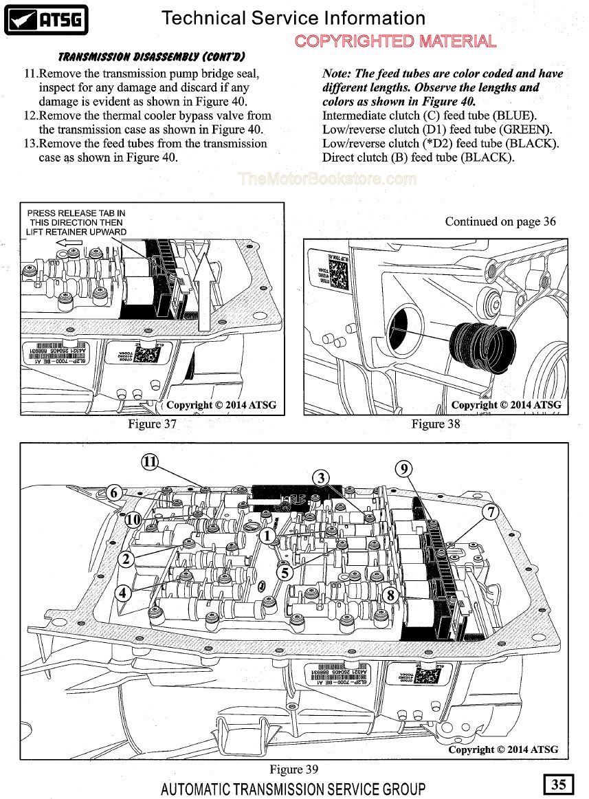 Ford 6R60 / 6R75 / 6R80 Transmission Rebuild Manual 2005 & Up