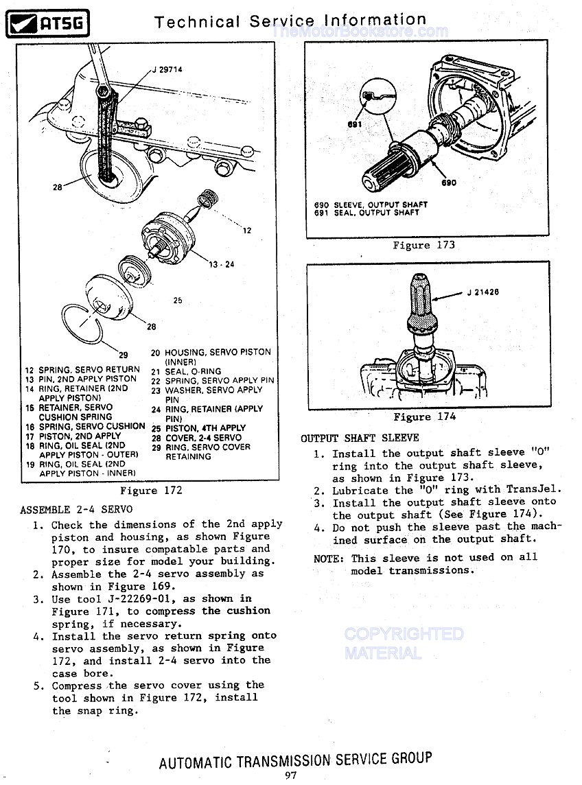 GM 1993-Up THM 4L60-E Transmission Rebuild Manual Sample Page - ATSG