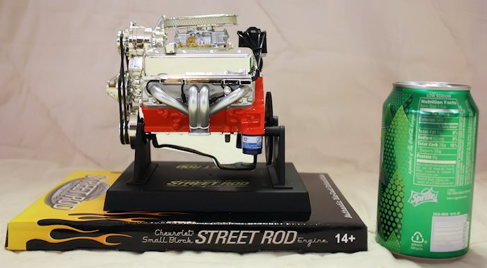 Chevy Small Block Street Rod Engine Die-Cast - Side View