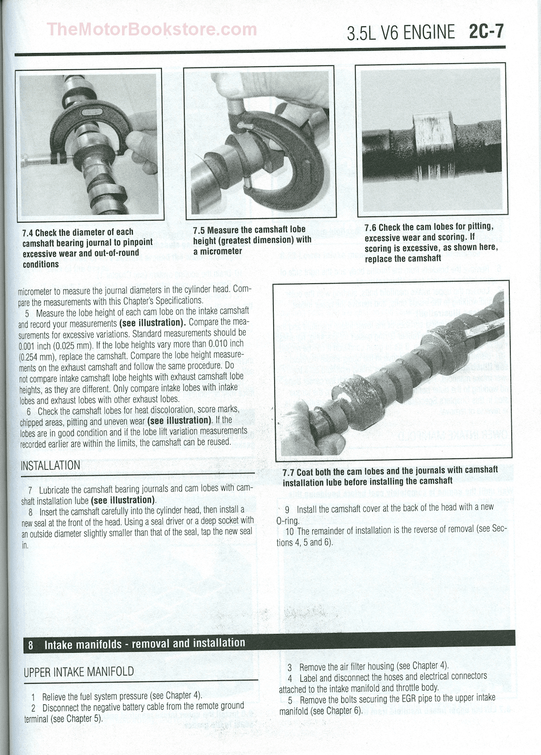 Chilton 20321 Chrysler Sebring & 200 / Dodge Avenger Repair Manual: 2007-2014 - Sample Page - 3.5L V6 Engine Overhaul