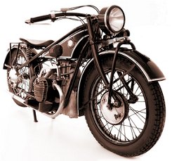 Classic motorcycle photo