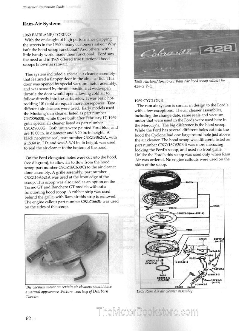 Ford Torino and Mercury Cyclone Restoration Guide - Sample Page