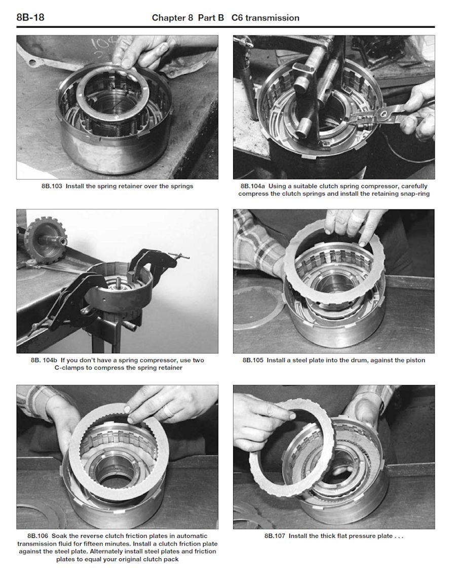 Haynes Service Manual - C6 Transmission Sample Page