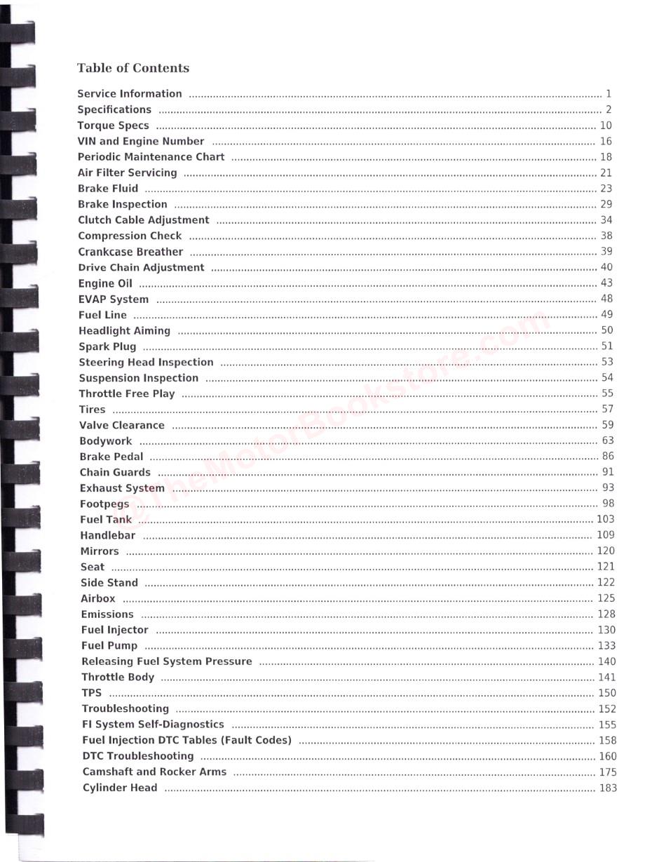 Honda Grom 125 Service Manual 2014 2020
