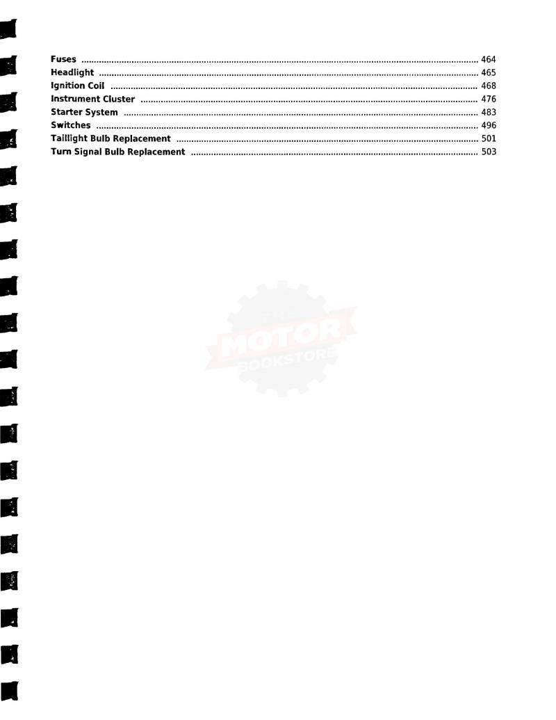 Kawasaki KLR650 Service Manual: 2008-2017 - Table of Contents 3