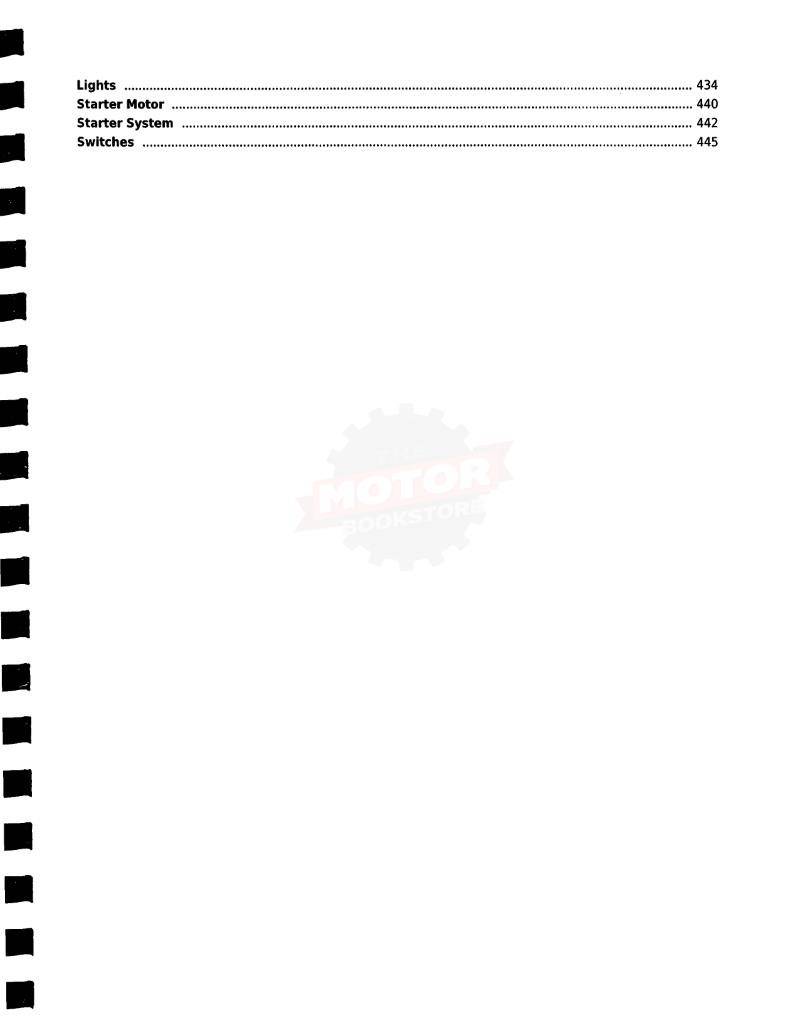 KYMCO UXV 450i 4X4 Side X Side Service Manual - Table of Contents 3