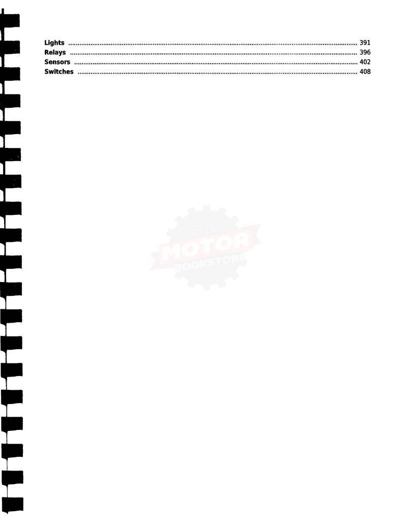 KYMCO Xciting 400i / ABS Scooter Service Manual 2018+ - Table of Contents 3