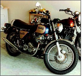 The Norton after restoration.