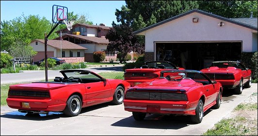 1983, 84, 92 and 2002 Trans Am Convertibles