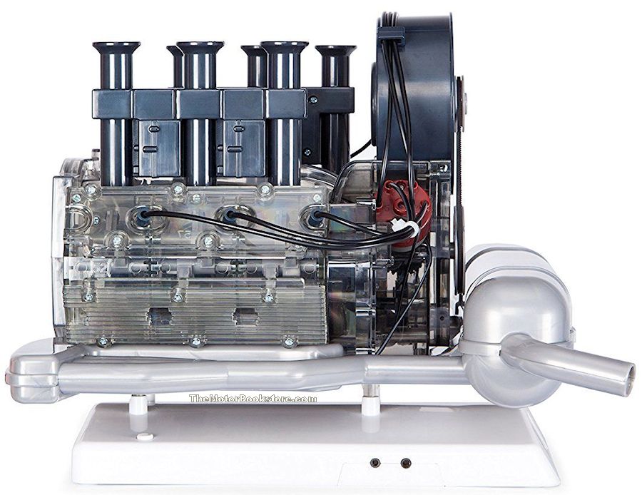 Porsche 911 Boxer Engine Model Opposite Sideview