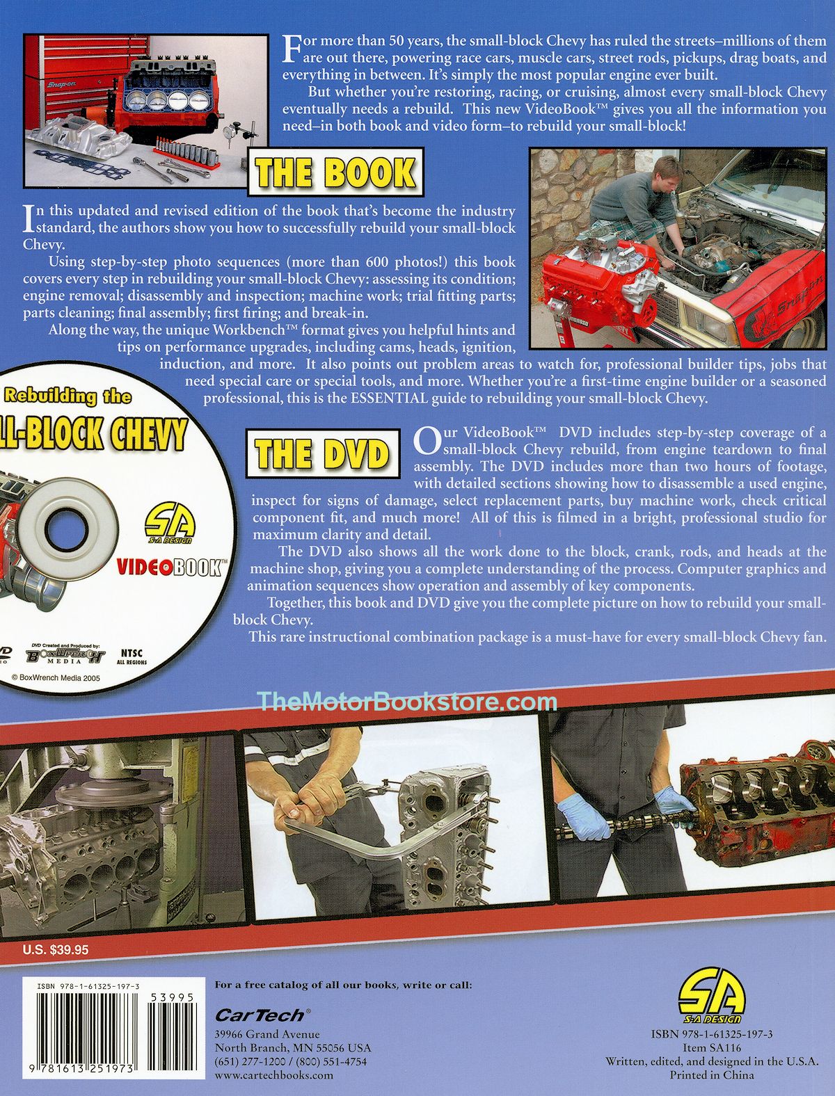 Rebuilding the Small-Block Chevy VideoBook - Back Cover