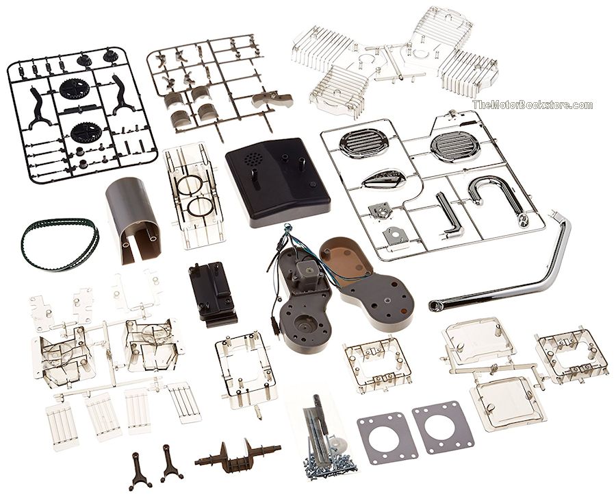 Haynes V-Twin Motorcycle Engine Model Pieces