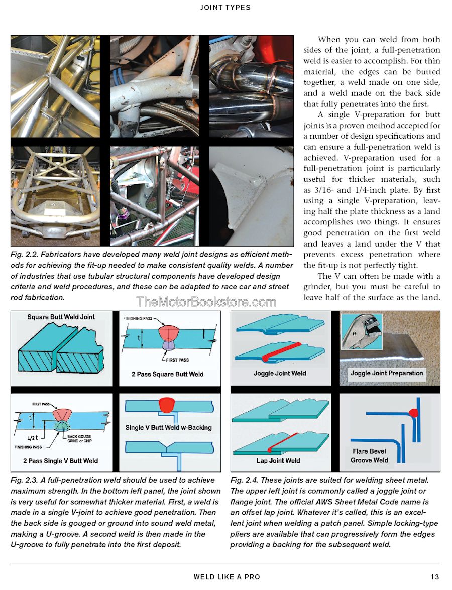 Weld Like a Pro - Joint Types Sample Page - SA343