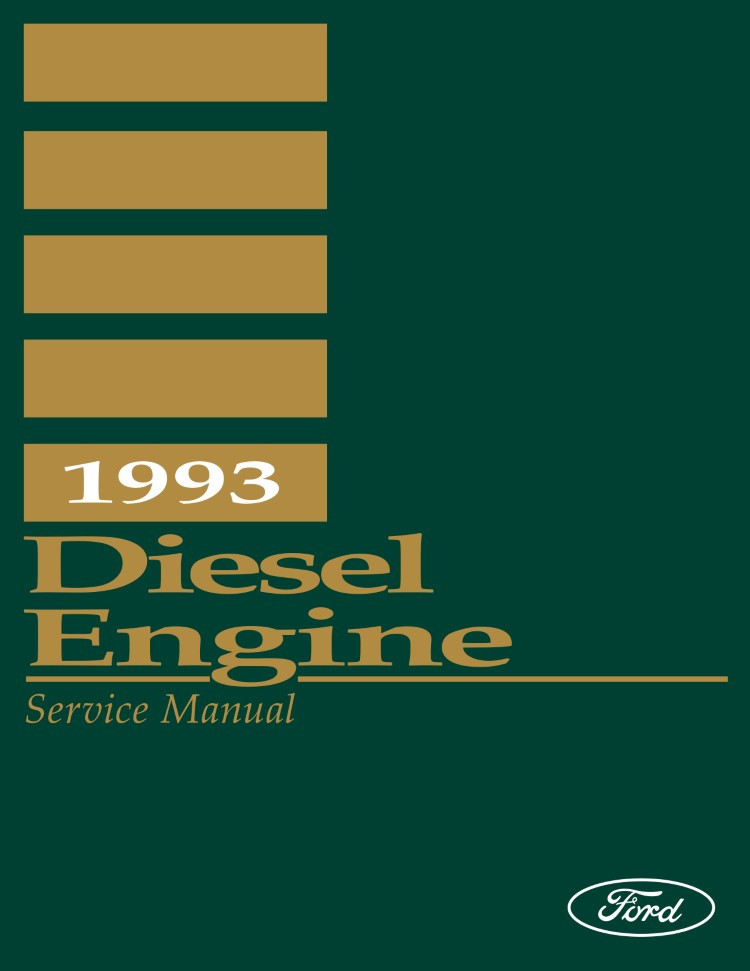 1993 Ford FD-1060, FD-1460, 6.6L, 7.8L Diesel Engine Service Manual
