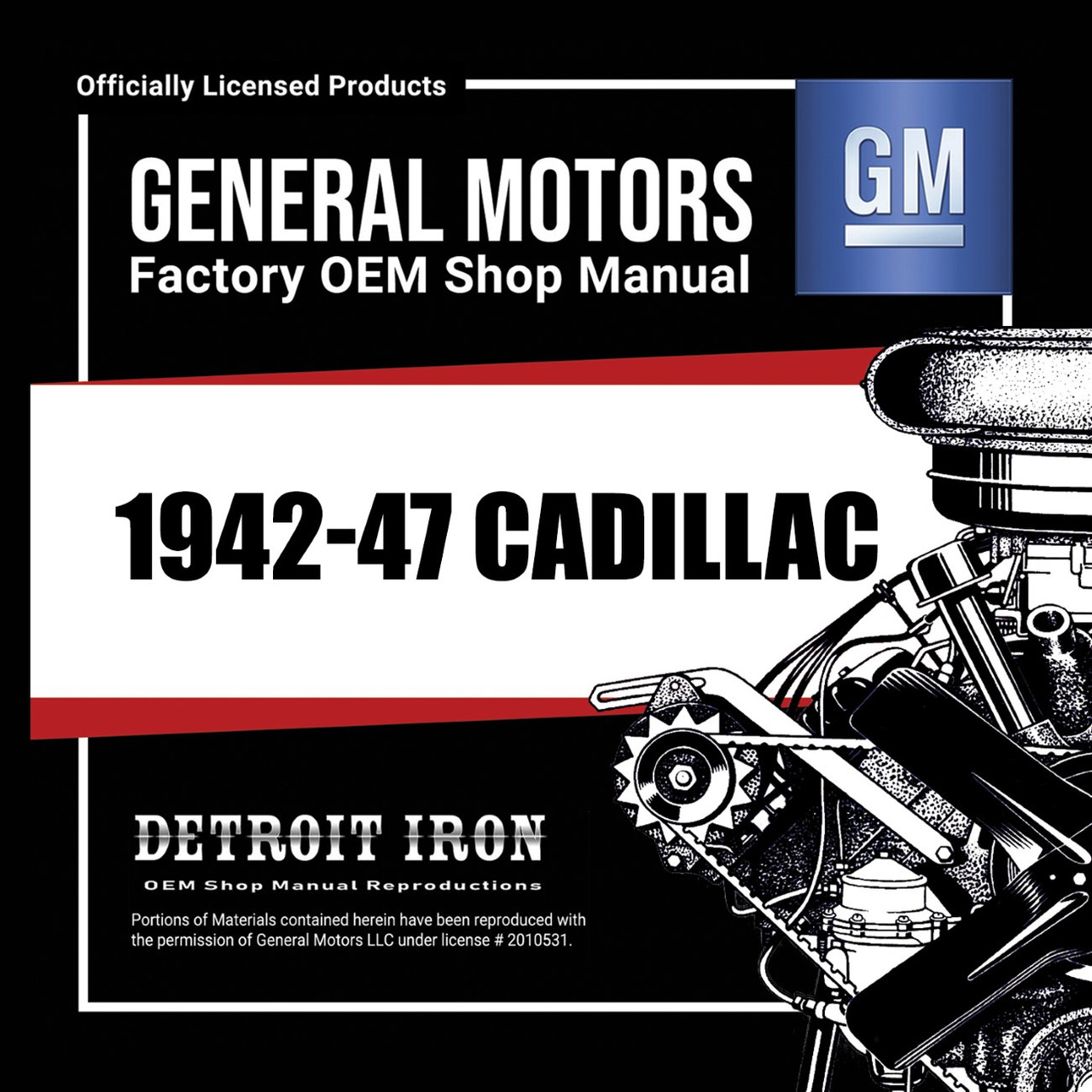 1942-1947 Cadillac Factory OEM Shop Manuals on CD - PDF Format