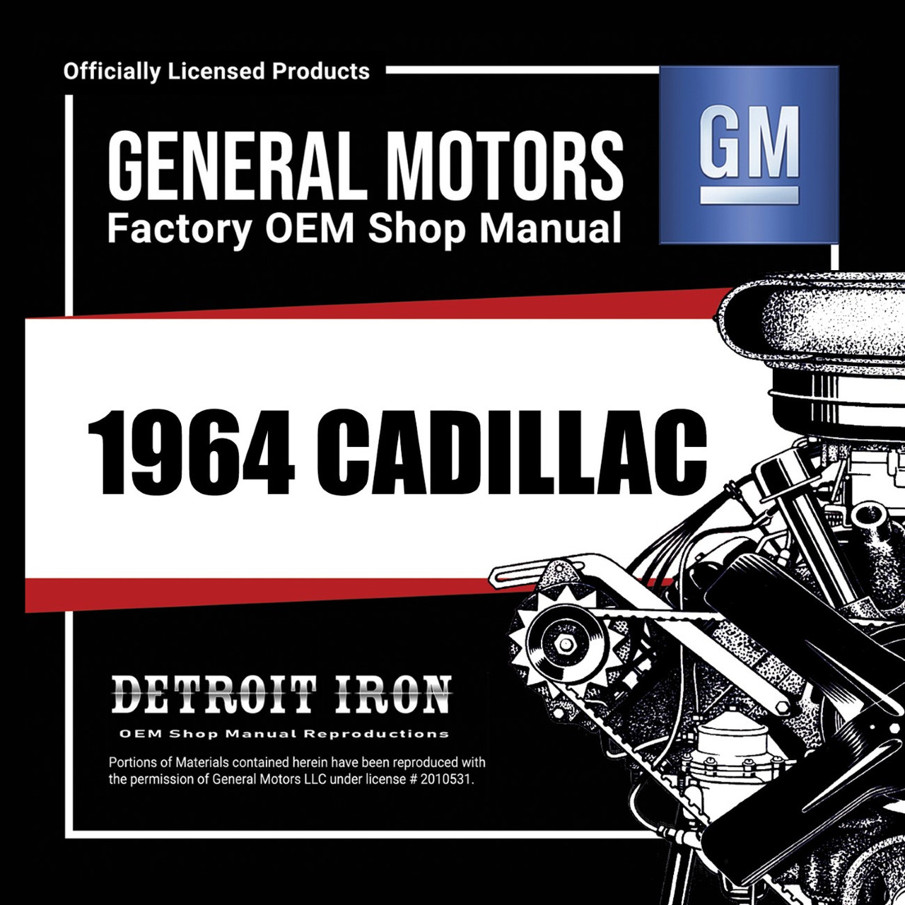 1964 Cadillac Factory OEM Shop Manuals on CD - PDF Format
