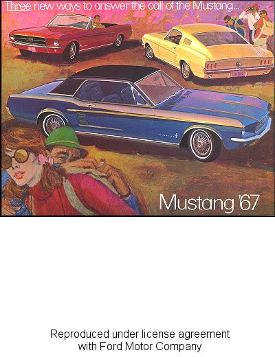 1967 Ford Mustang Sales Brochure Catalogue The Motor Bookstore