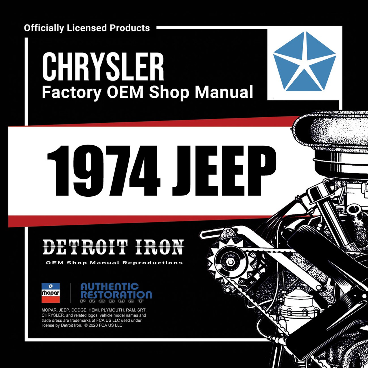 Jeep 整備解説書 シャン編 77-9 1974 Jeep Factory OEM Shop Manuals on CD - PDF Format