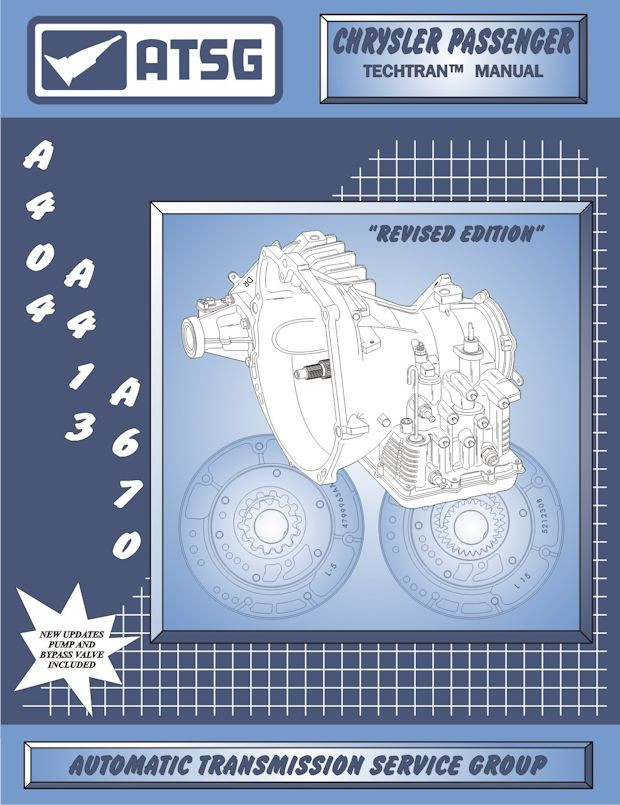 Chrysler Dodge A404 / A413 / A670 Transaxle Rebuild Manual 1978 & Up